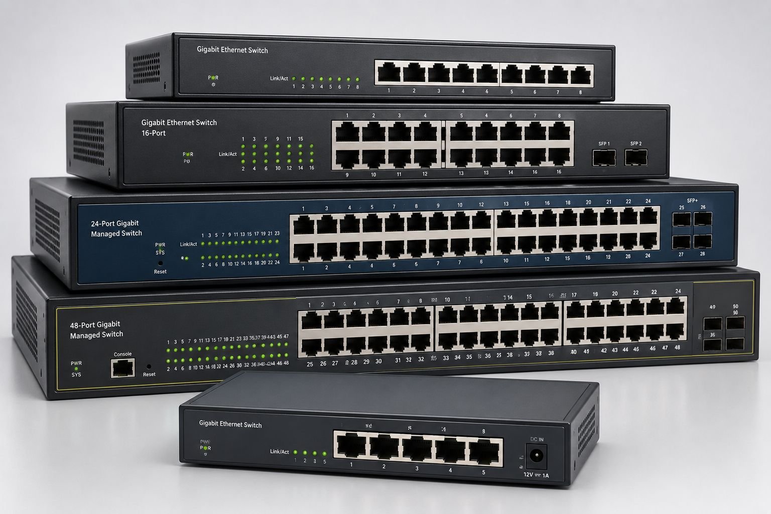 Industrial Gigabit Ethernet Switches